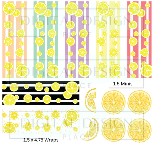 Lemon Pen Wrap Sheet PenP69