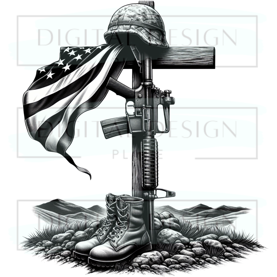 Remember the Fallen Black Ink PJP108