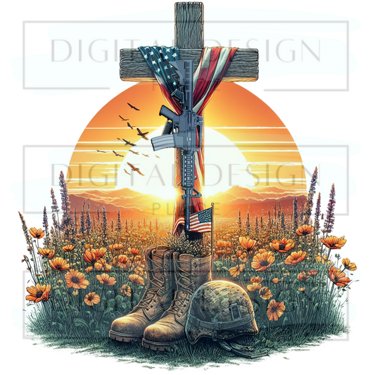 Fallen Soldier Sunset  PJP112