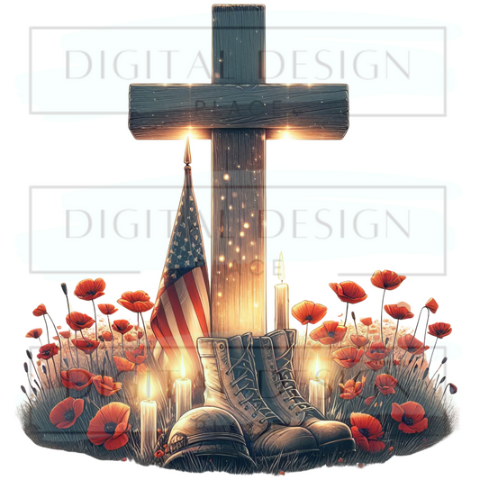 Fallen Soldier Poppy PJP113