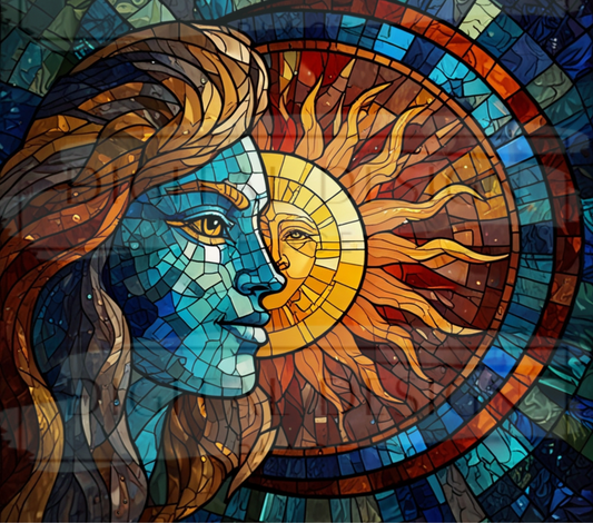 Stained Glass Sun Godess TWYT196
