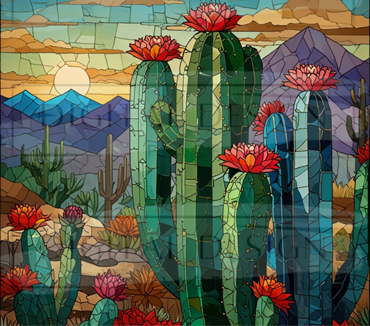 Stained Glass Cacti TWYT199