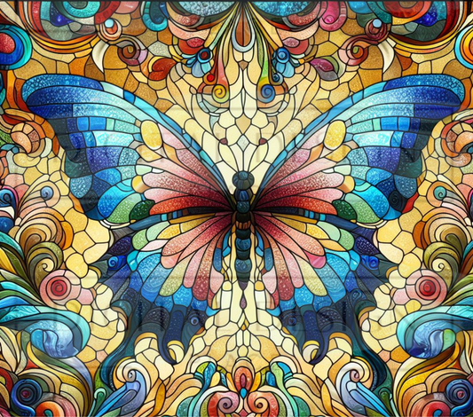 Stained Glass Butterfly TWYT204