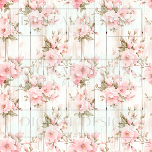 Spring Wedding Shiplap VinylV1066