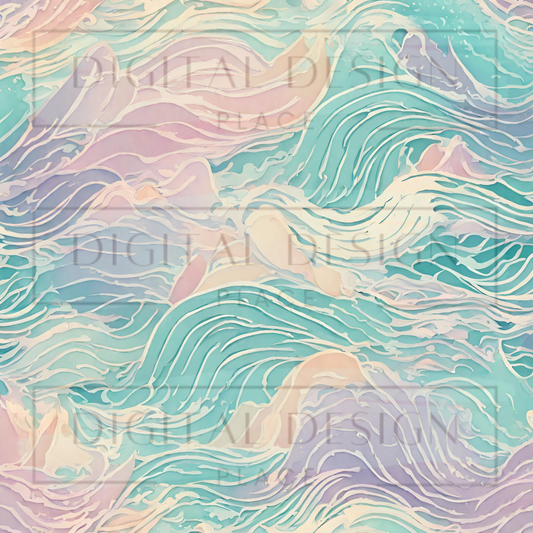 Pastel Beach VinylV1270
