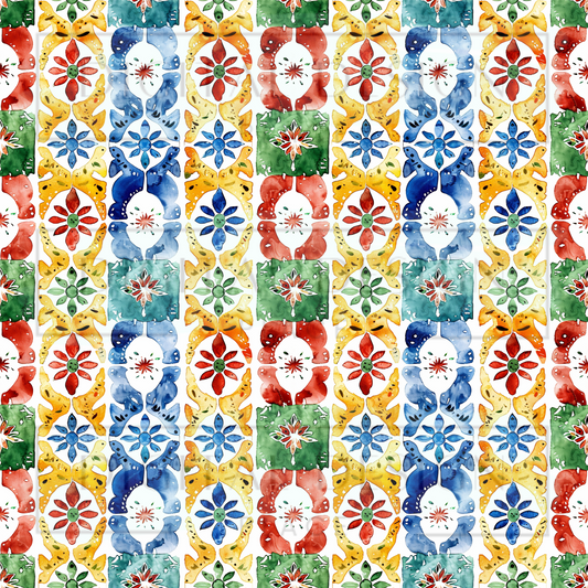 Colorful Textiles 2 VinylV1278