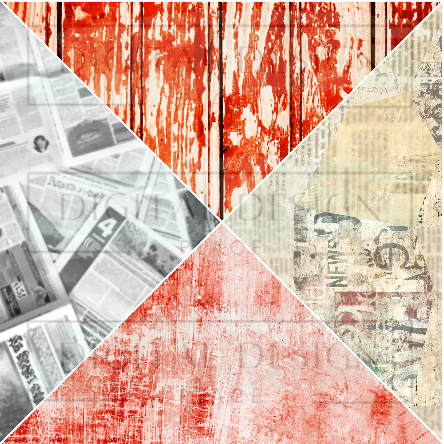 True Crime V Split Prints VinylV1332