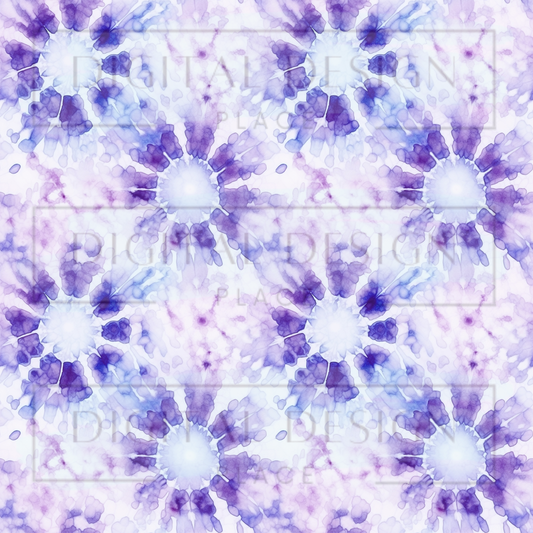 Blueberry Tie-Dye VinylV1345