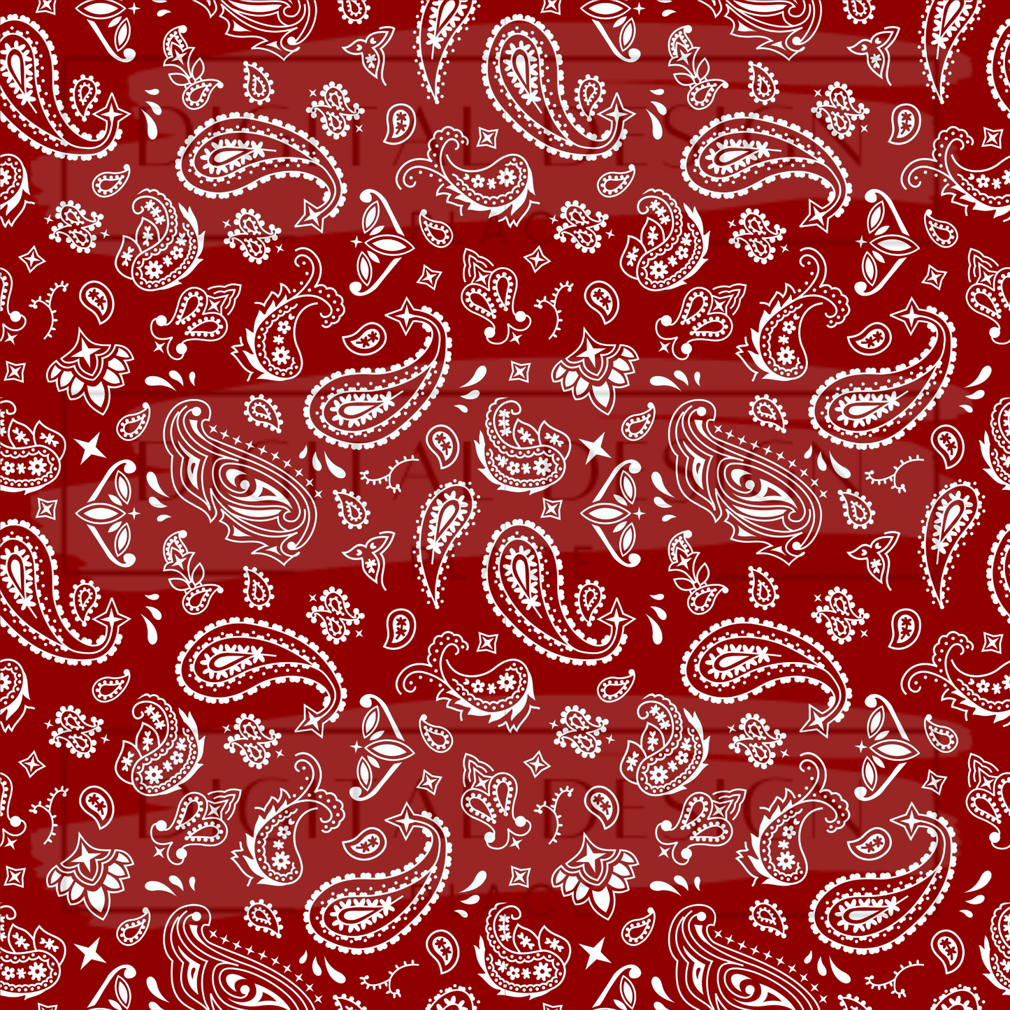 Maroon Bandana VinylV1388