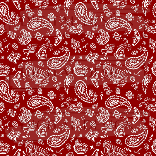 Maroon Bandana VinylV1388