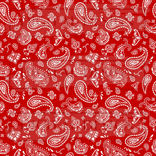 Red Bandana VinylV1389