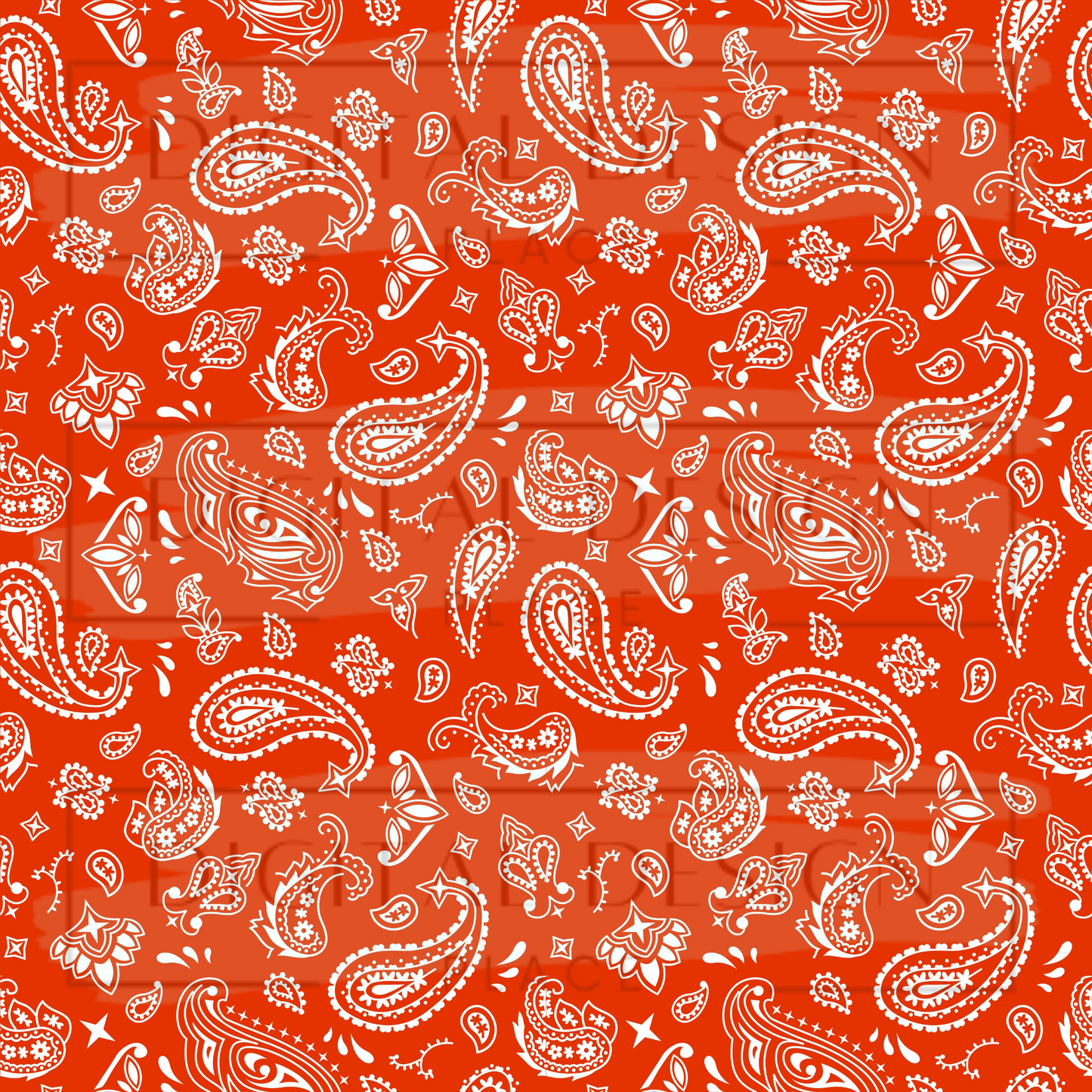 Dark Orange Bandana VinylV1390