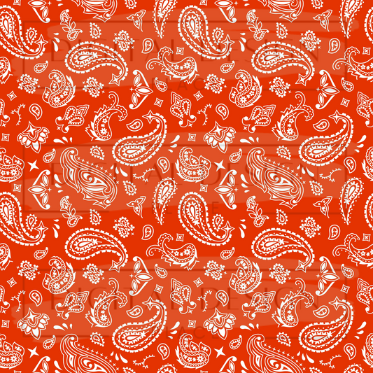 Dark Orange Bandana VinylV1390