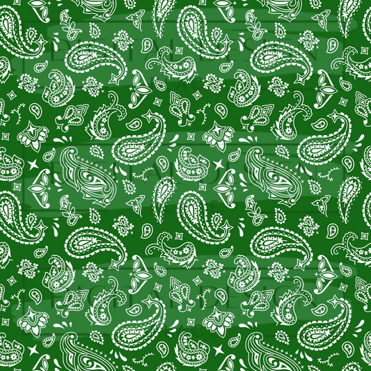 Dark Green Bandana VinylV1394