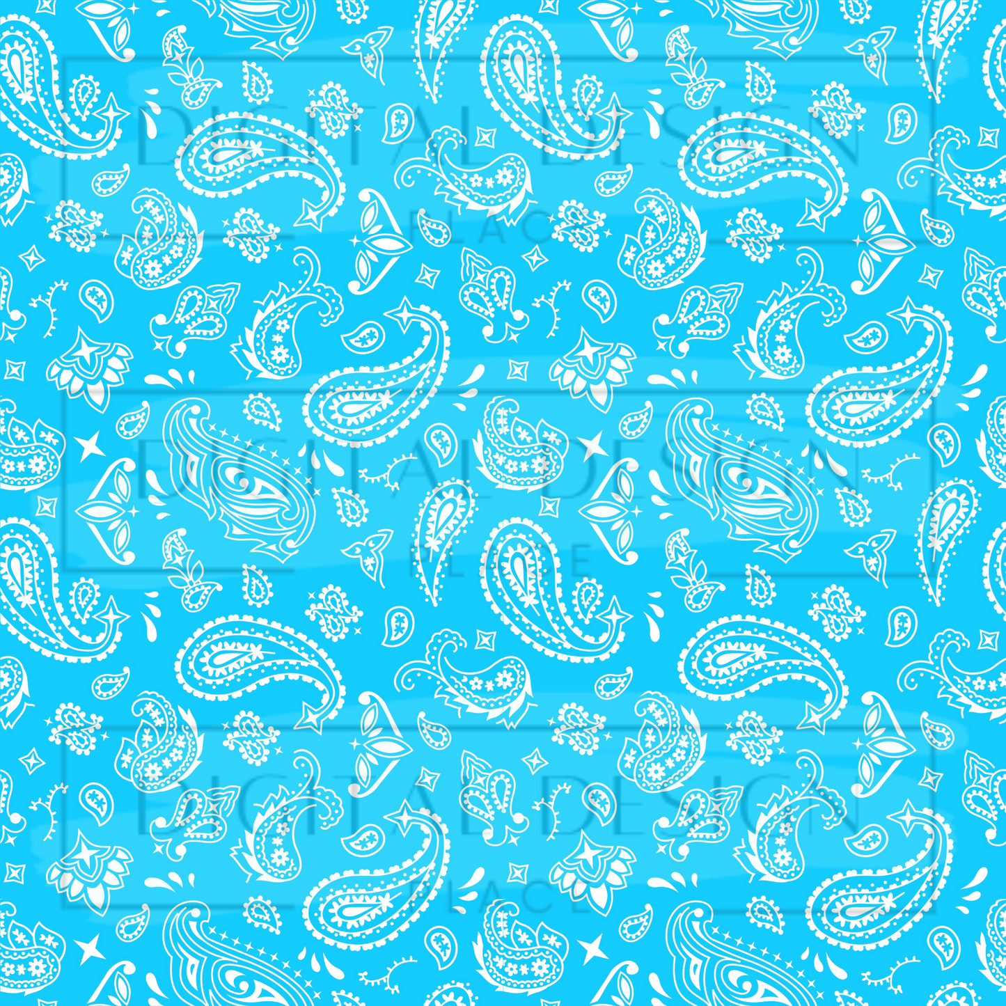 Teal Bandana VinylV1397