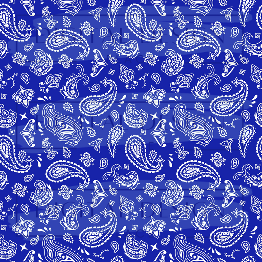Royal Blue Bandana VinylV1398