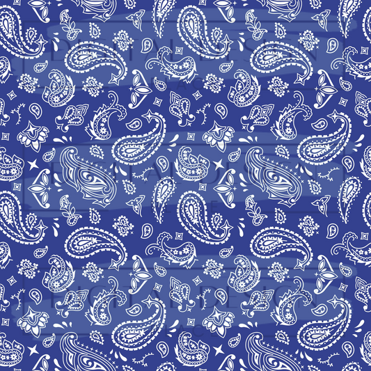 Denim Blue Bandana VinylV1399
