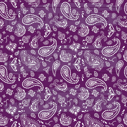 Dark Purple Bandana VinylV1400