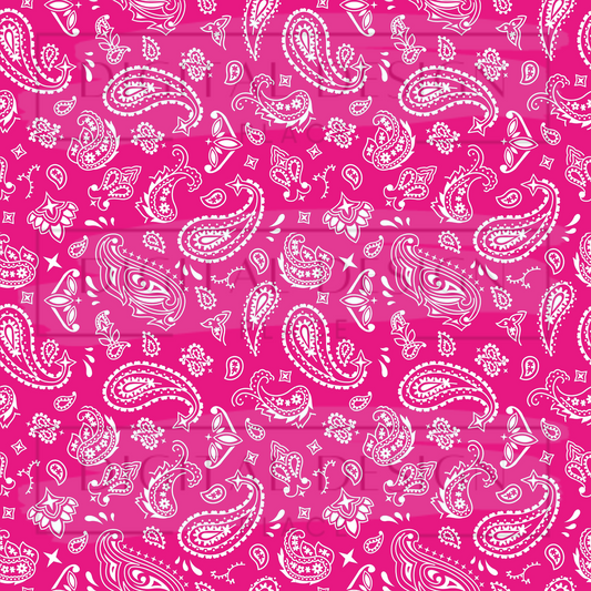 Hot Pink Bandana VinylV1402