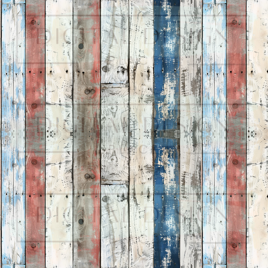 Patriotic Shiplap VinylV1408