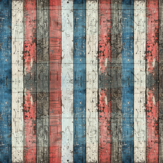 Patriotic Shiplap VinylV1409