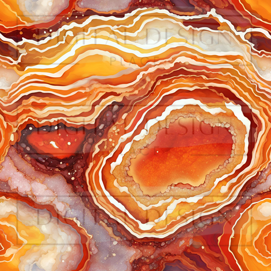 Sunset Drusy Geode VinylV1435