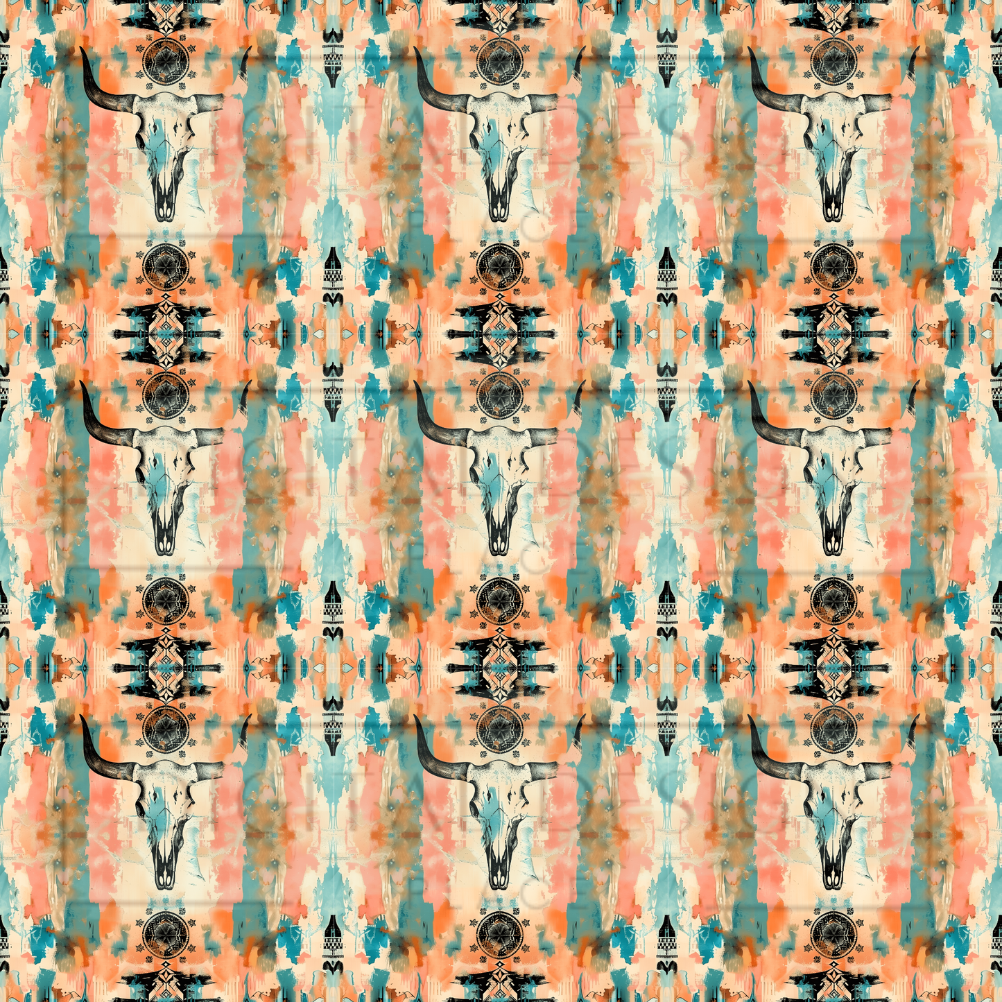 Peachy Aztec VinylV1437