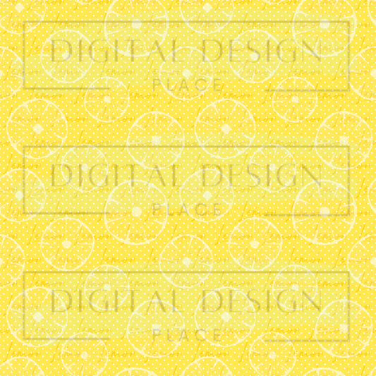 Full Print Lemon Slices VinylV1482