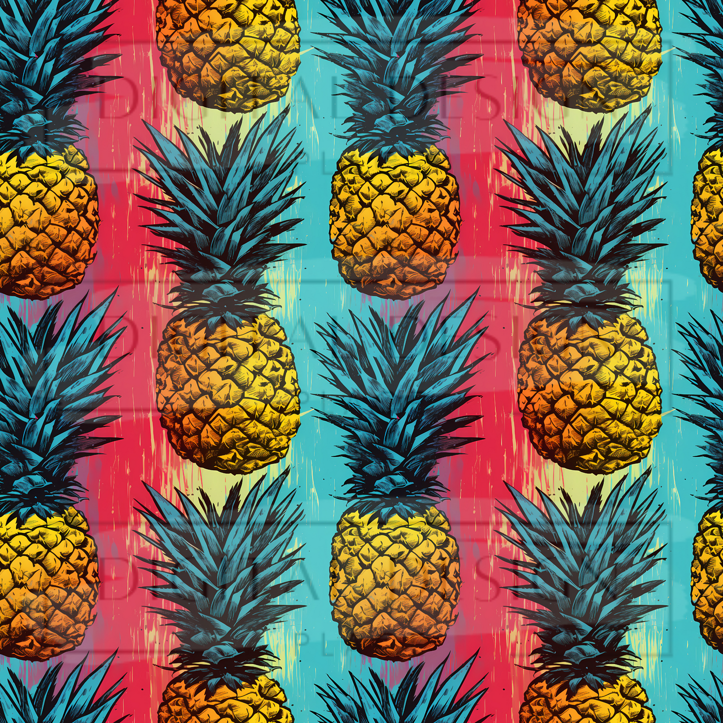 Neon Pineapple VinylV1514