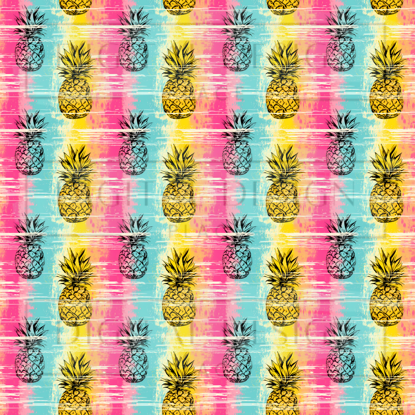 Neon Pineapple Small VinylV1516