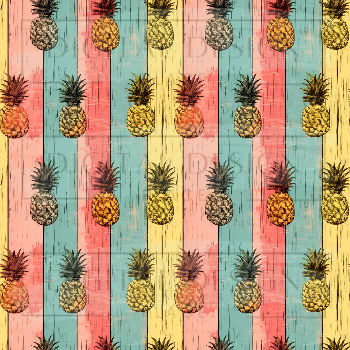 Pineapple Shiplap VinylV1518