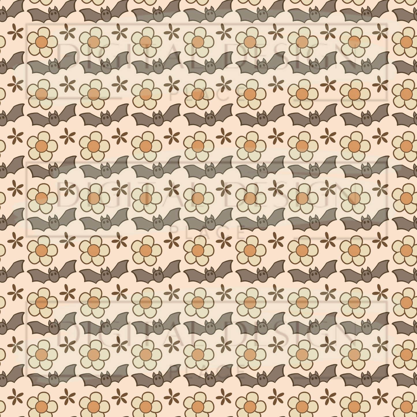 Halloween Bats Retro VinylV1578