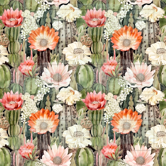 Boho Cacti Desert VinylV1633