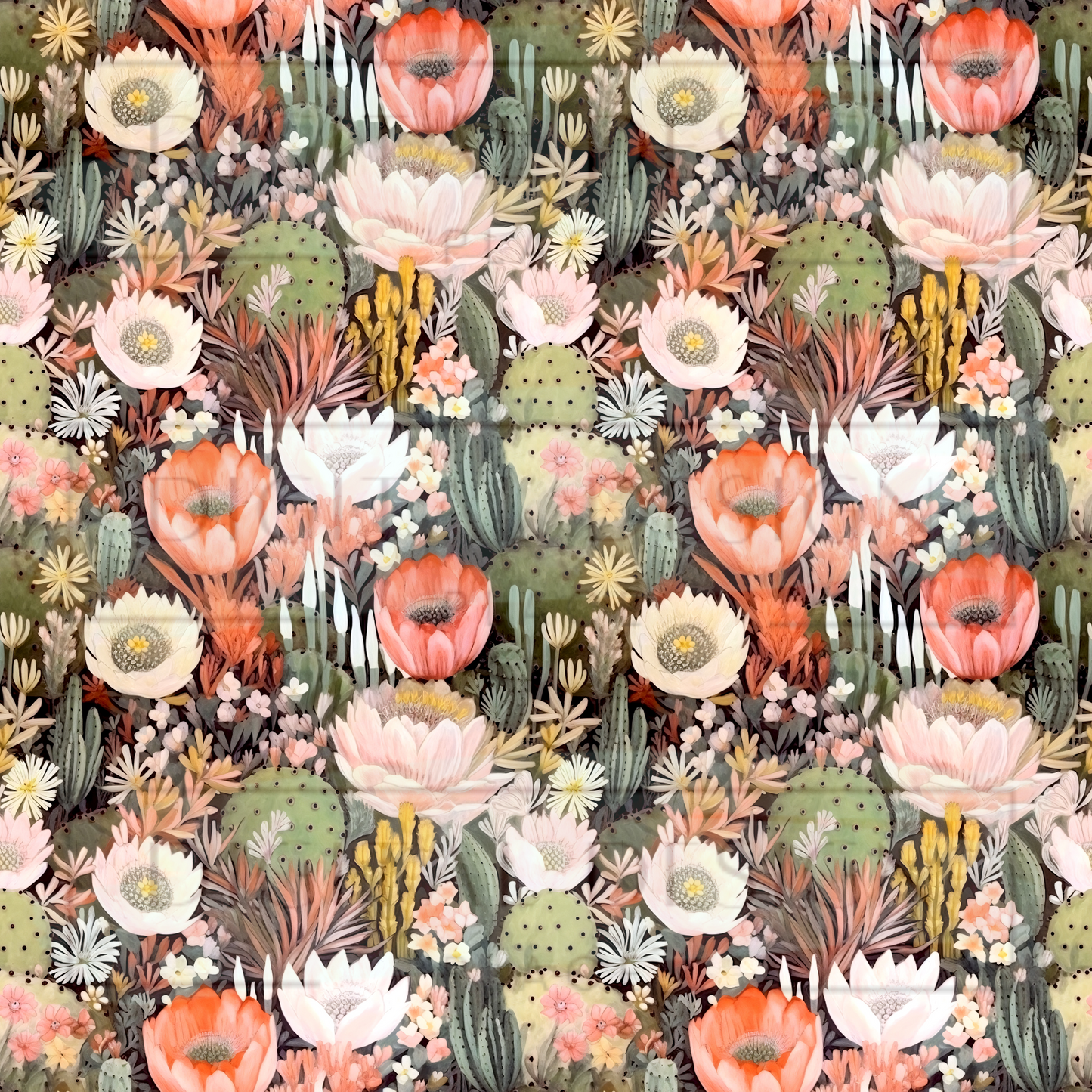 Boho Cacti Desert VinylV1635