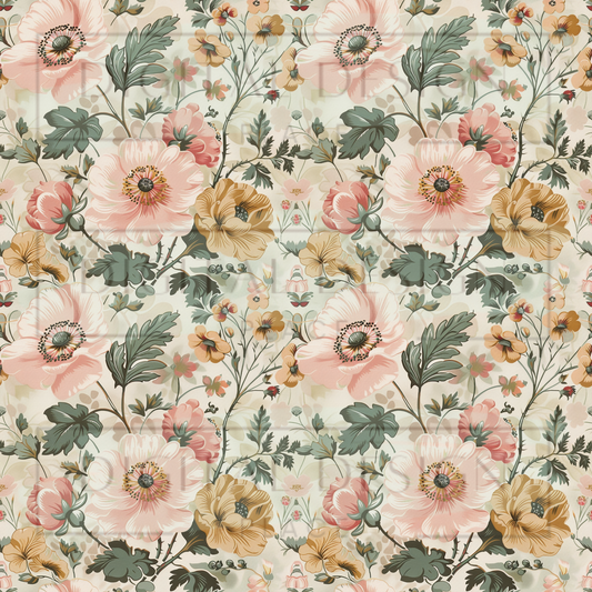 Boho Floral VinylV1655