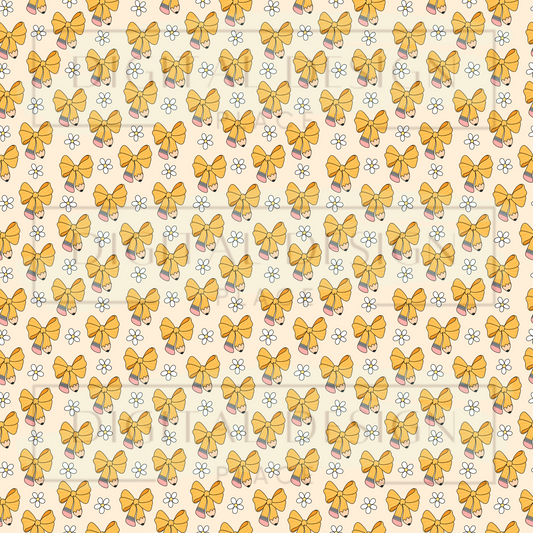 Pencil Bows Small Print VinylV1782