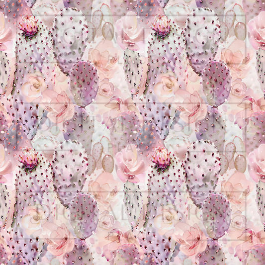 Pink Soft Desert Cacti VinylV2214