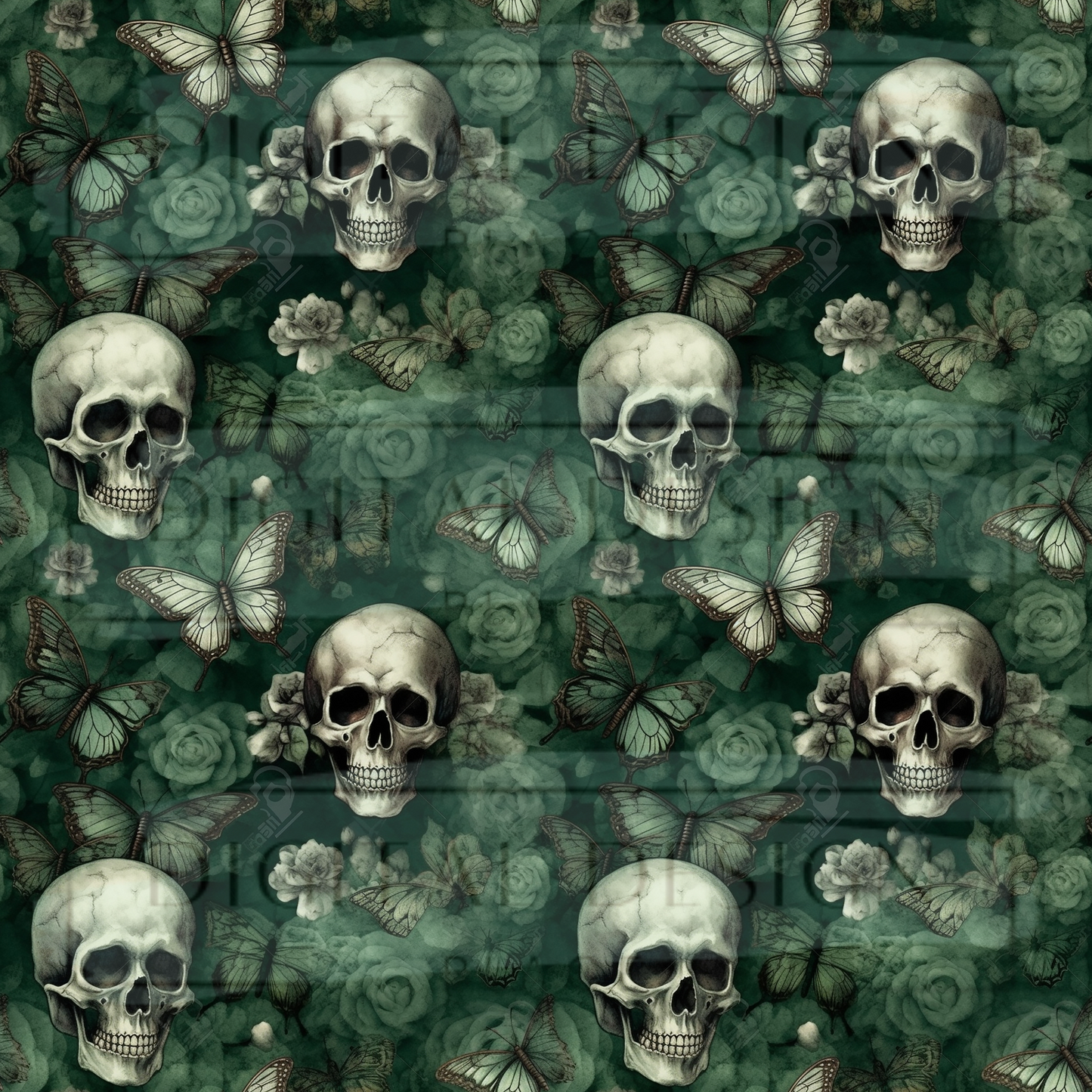 Emerald Goth Garden VinylV2234