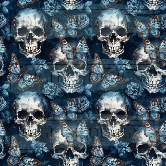 Blue Goth Garden VinylV2236