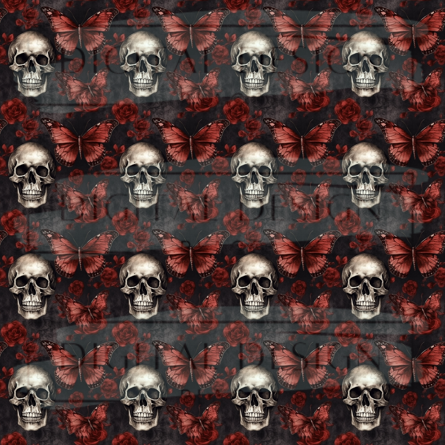 Red Goth Garden VinylV2237