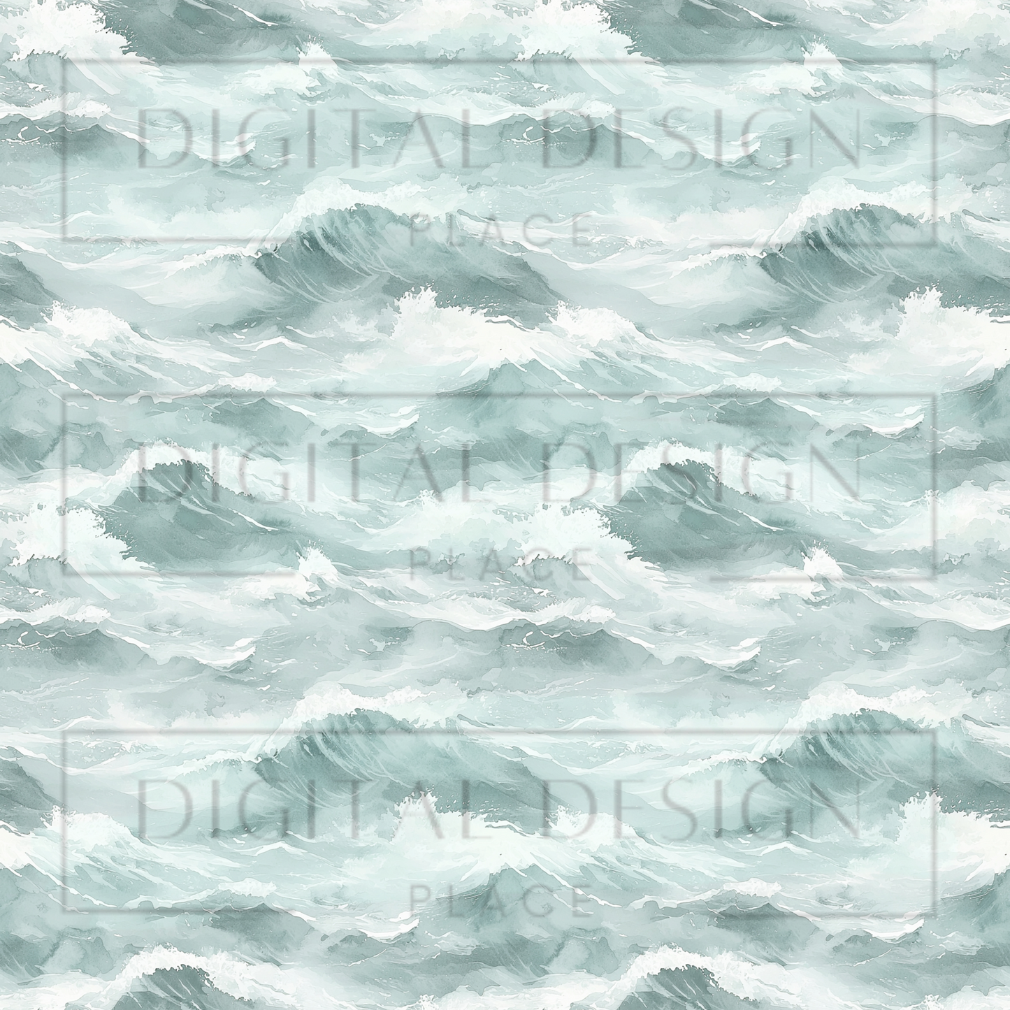 Rough Ocean Waters VinylV2249