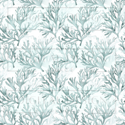 Coral Reef Watercolor VinylV2256