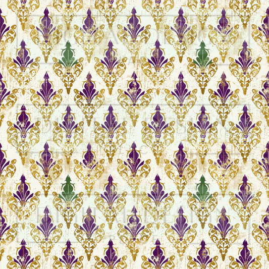 Mardi Gras Small Print VinylV2261