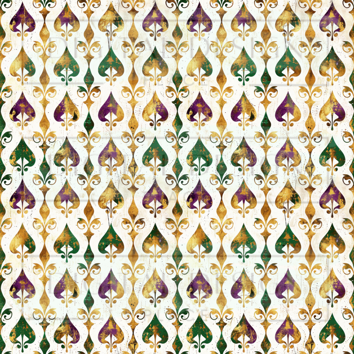 Mardi Gras Fleur De Lis VinylV2262
