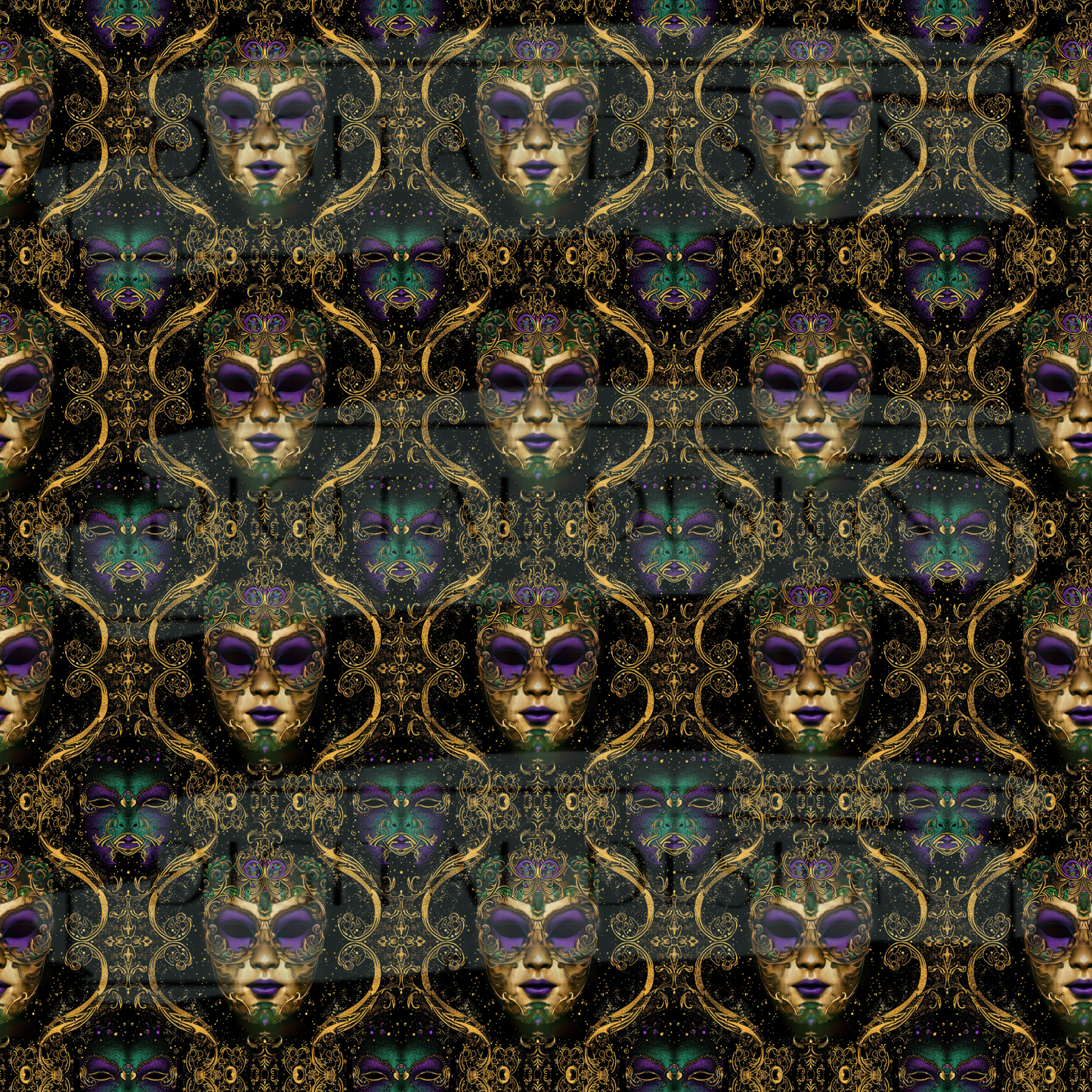 Mardi Gras Masks VinylV2266