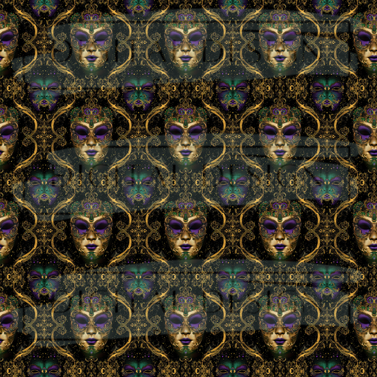 Mardi Gras Masks VinylV2266