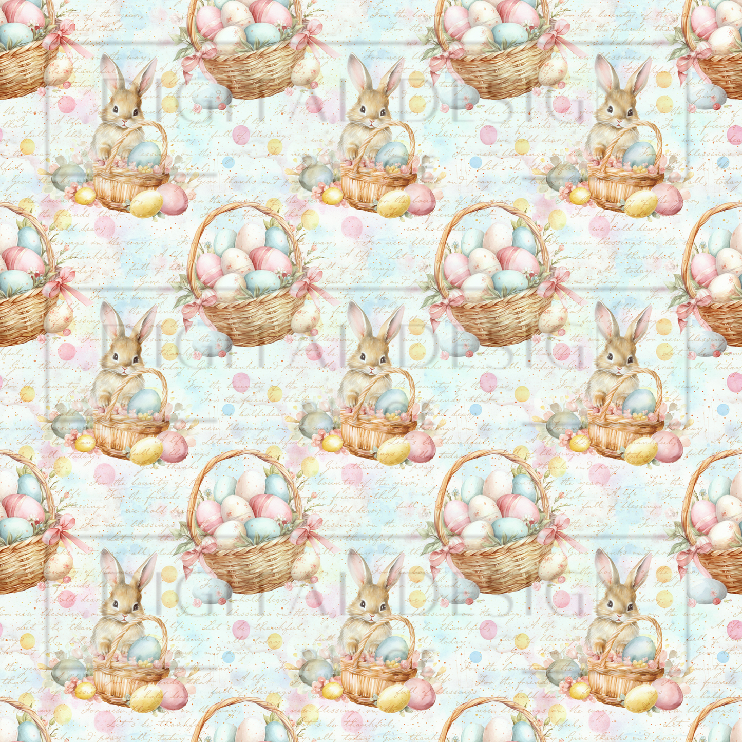 Bunny Baskets VinylV2273