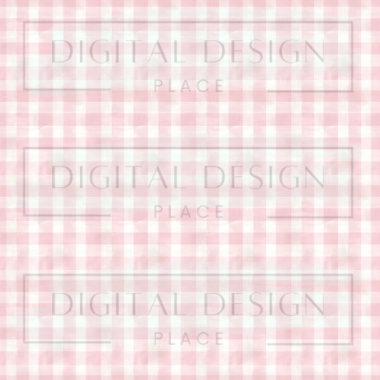 Pink Plaid VinylV2291