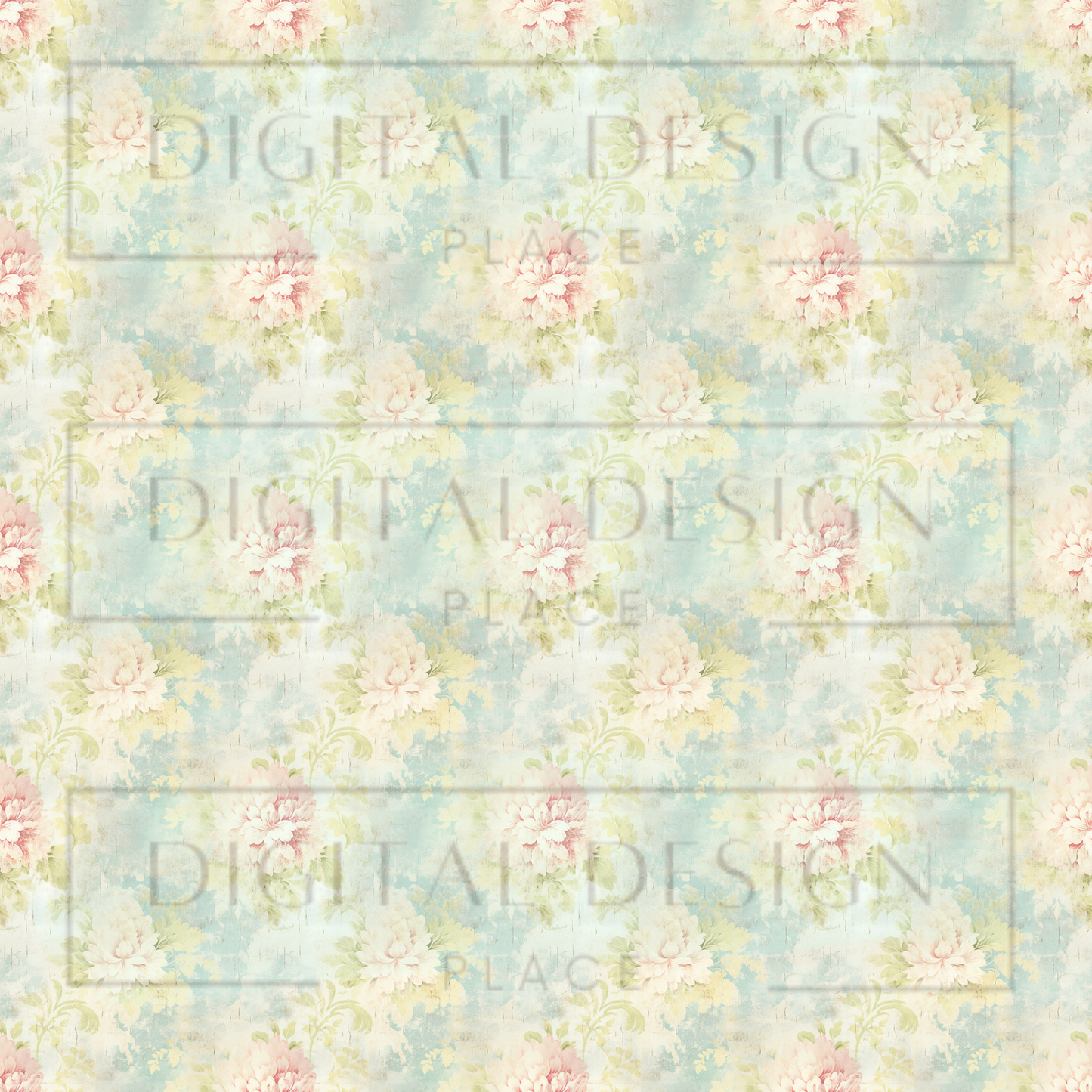 Baroque Spring Florals VinylV2310