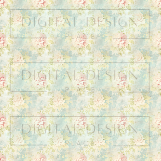 Baroque Spring Florals VinylV2310